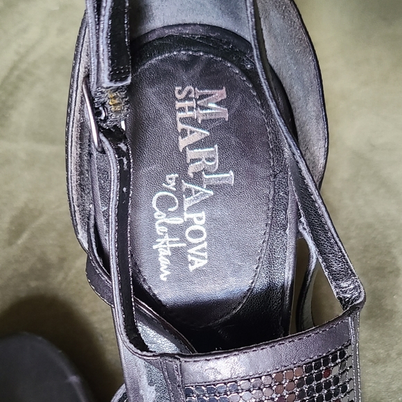 Maria Sharapova Cole Haan Lalita strappy heeled sandals size 9.5 - Picture 7 of 11